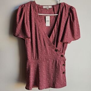 NWT Loft Wrap Blouse in Women's M